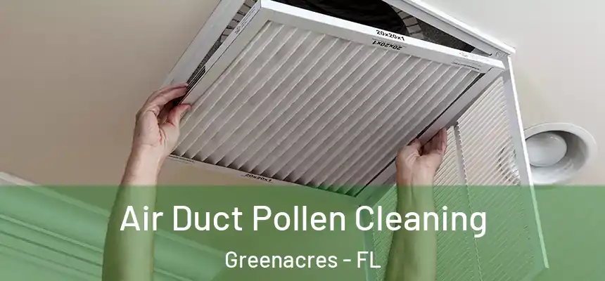 Air Duct Pollen Cleaning Greenacres - FL